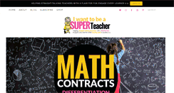 Desktop Screenshot of iwanttobeasuperteacher.com