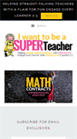 Mobile Screenshot of iwanttobeasuperteacher.com